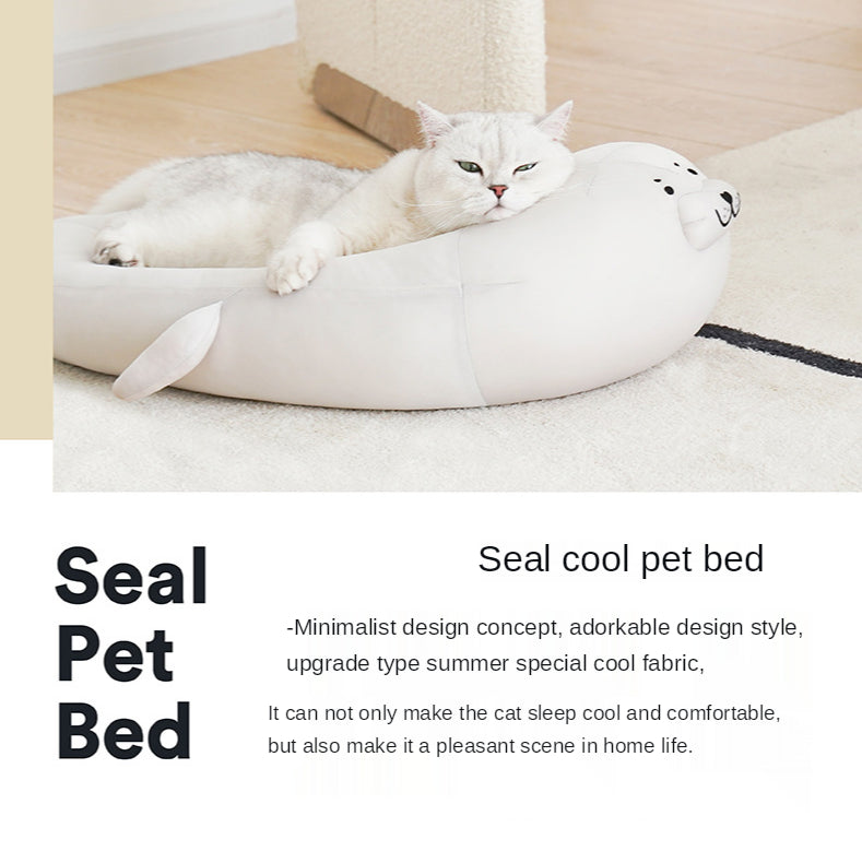 Ice Silk Seal Summer Cool Pet Bed