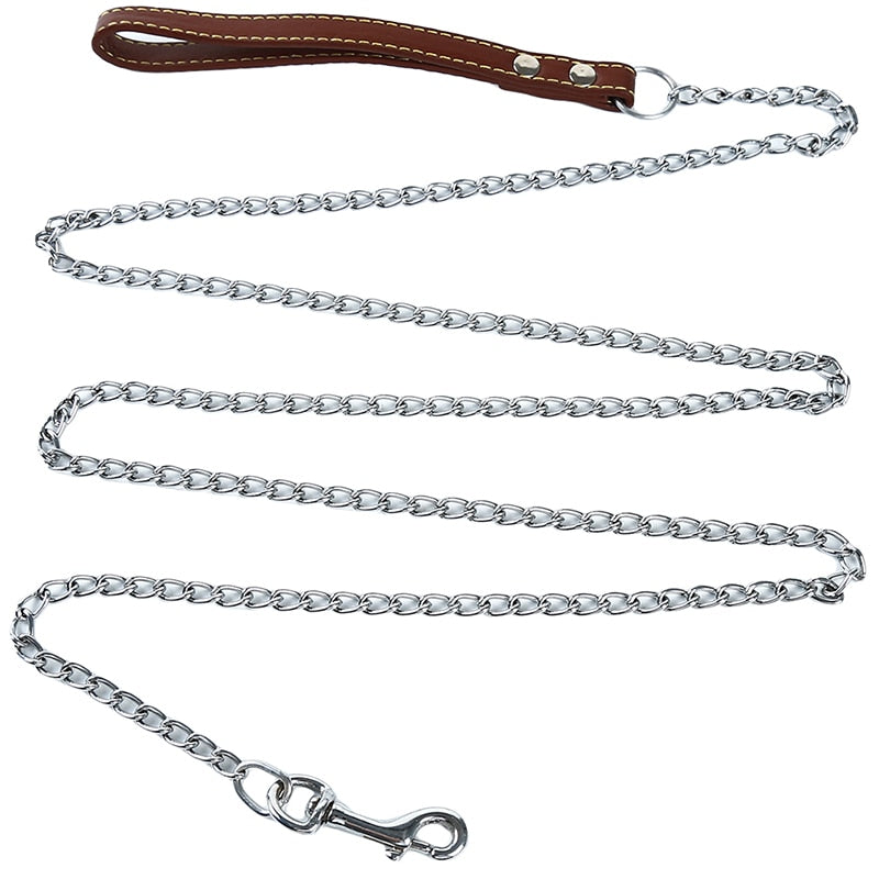 Bite Proof Heavy Duty Chain Dog Leash