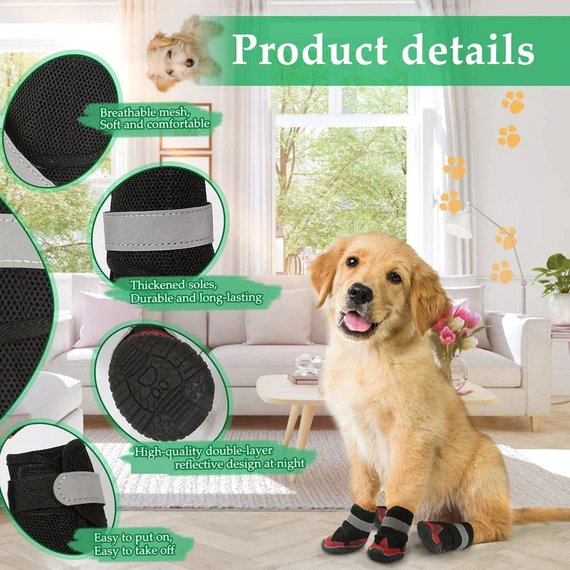 Honeycomb Mesh Dog Shoes
