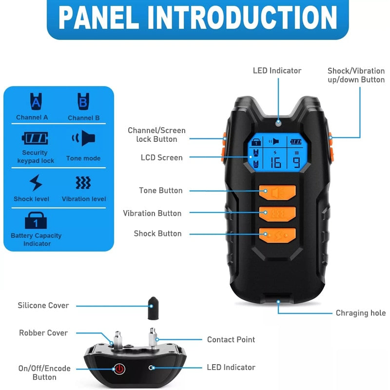 1000ft USB Anti Bark Dog Training Collar