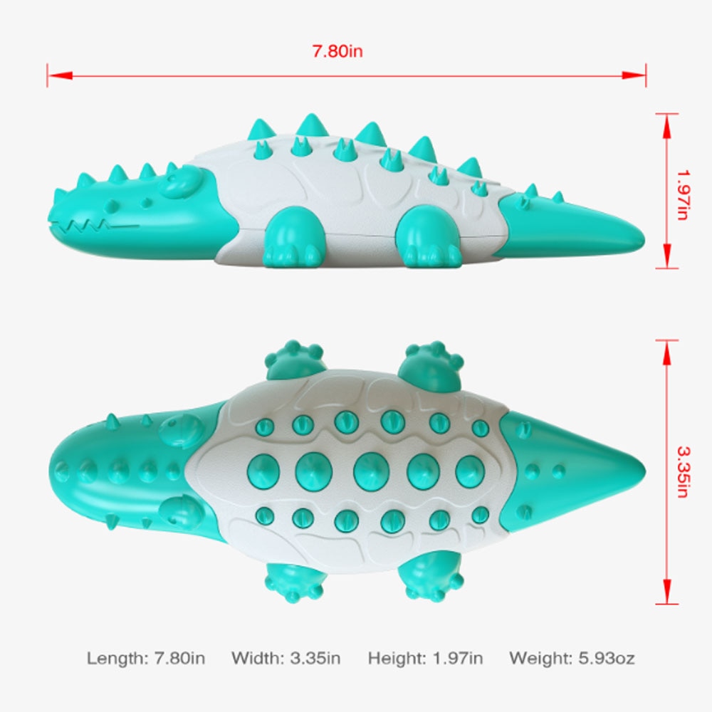 Crocodile Natural Rubber Dog Fun Toys