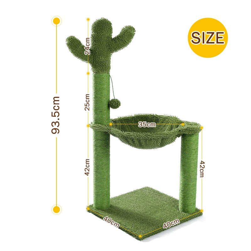 Cactus Cat Sisal Rope Scratching Post