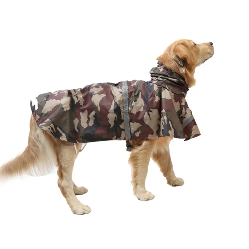 Lightweight Reflective Pet Dog Raincoat