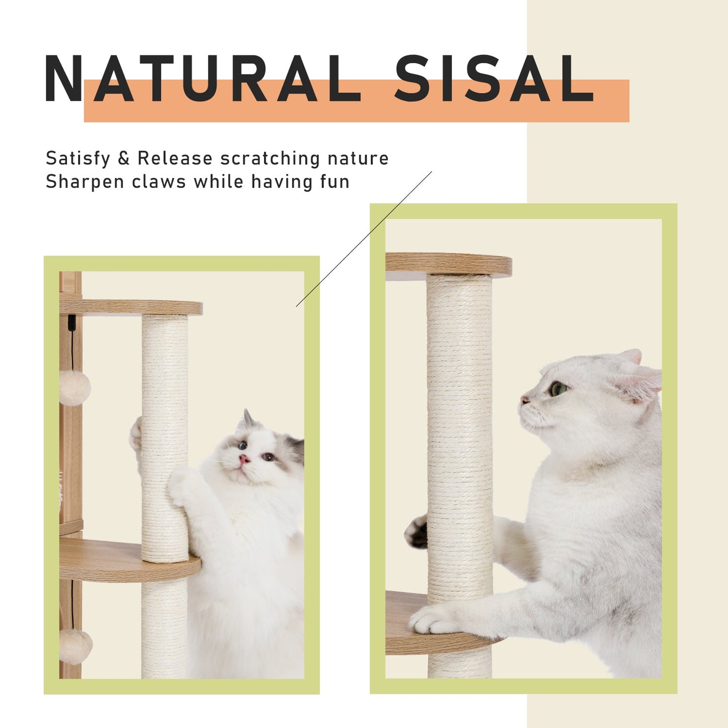 Luxury Cat Tree Condo Scratching Post