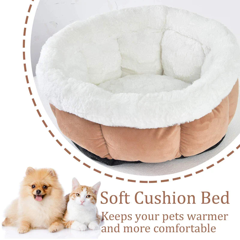 Winter Cozy Soft Non-Slip Cat Bed