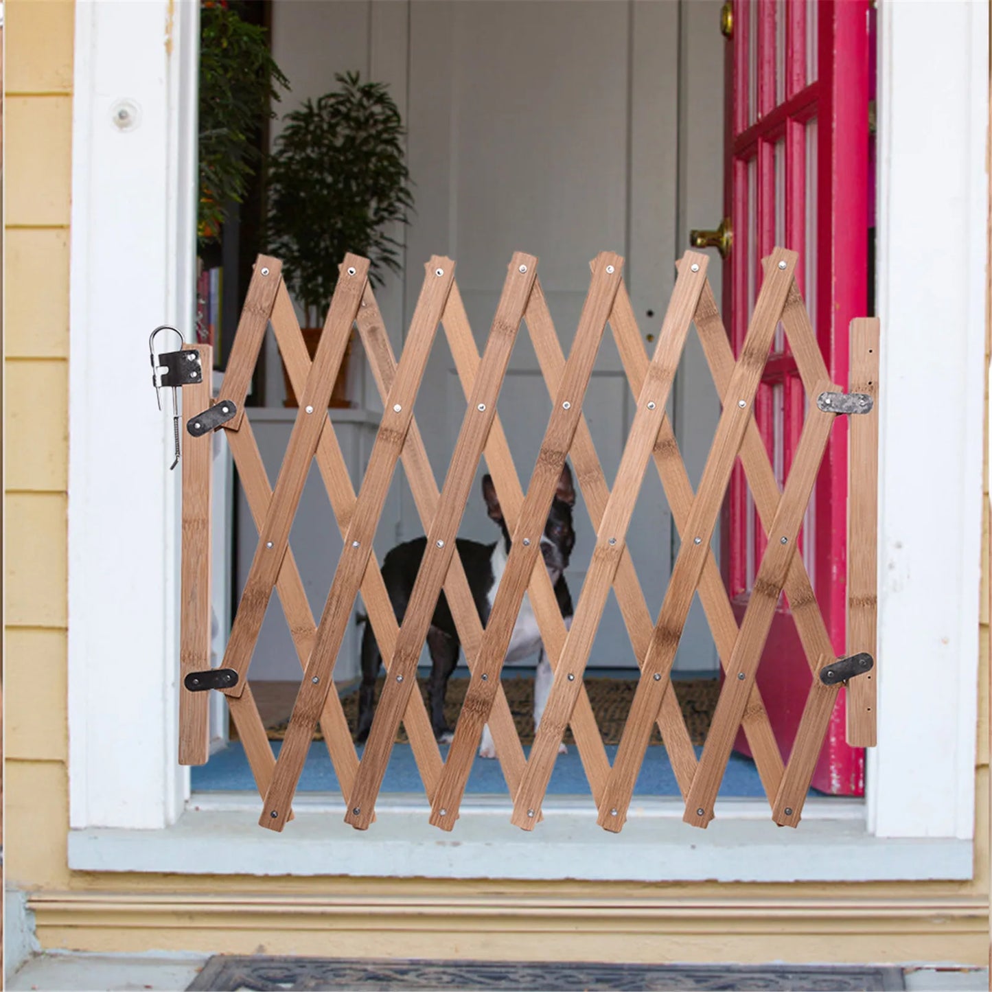 Bamboo Folding Pet Barrier Fence