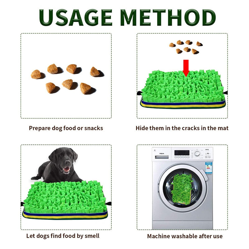 Dog Puzzle Toy Snuffle Mat