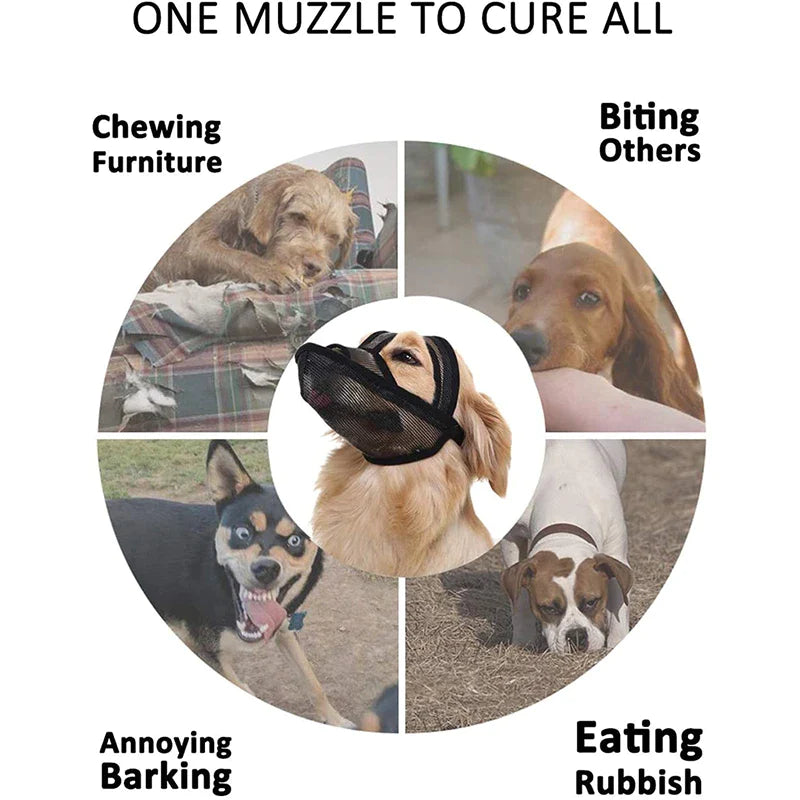 Breathable Nylon Dog Muzzle