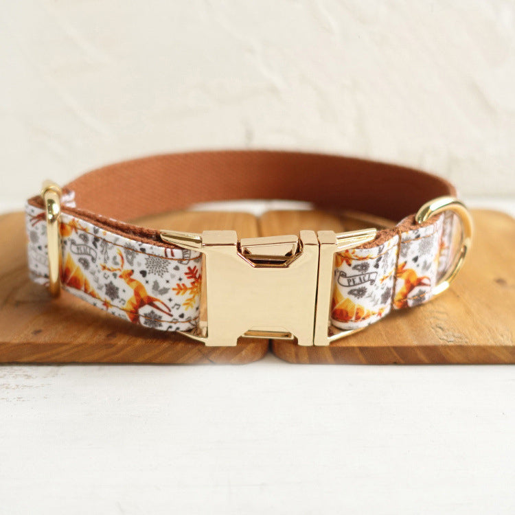 Christmas STAR SNOW Dog Collar