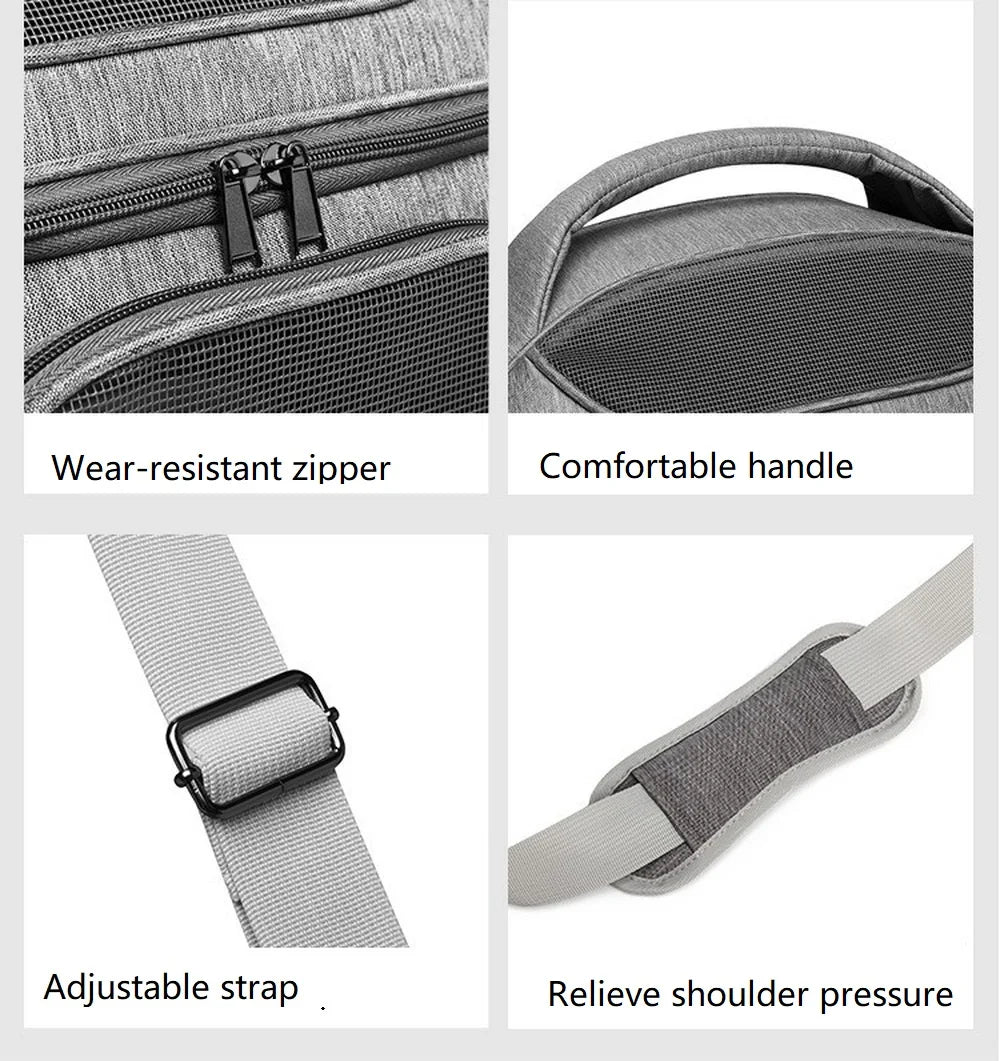 Traveling Mesh Collapsible Pet Carrier Bag