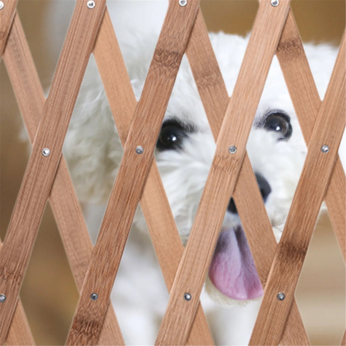 Bamboo Folding Pet Barrier Fence