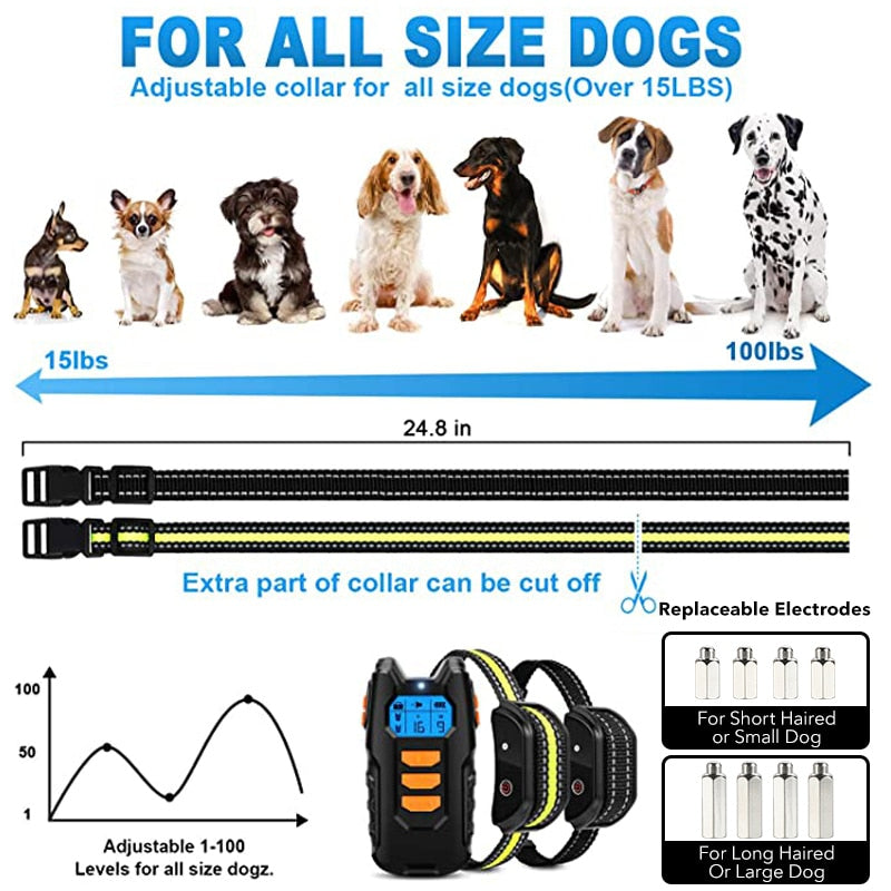 1000ft USB Anti Bark Dog Training Collar