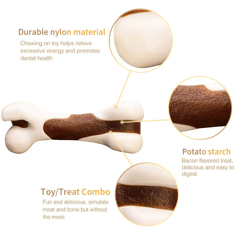 Durable Dog Bone Dental Care Pet Toy