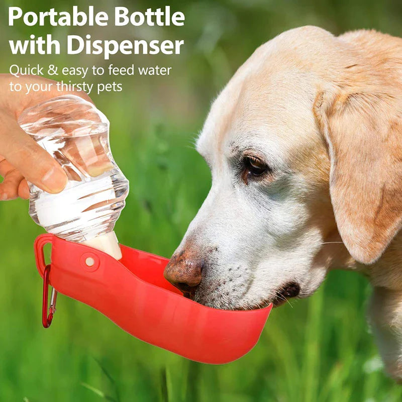 250ml Snap Hook Dog Water Bottle