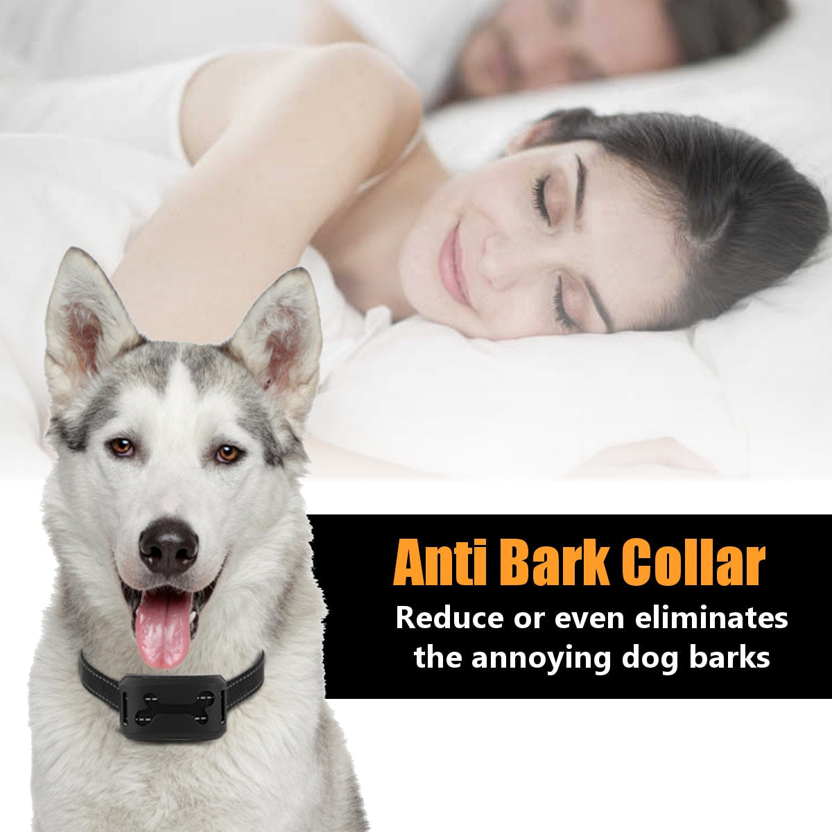 350m Shock Vibration IP67 Waterproof Dog Collar
