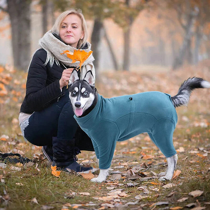Soft Fleece Winter Dogs Overalls