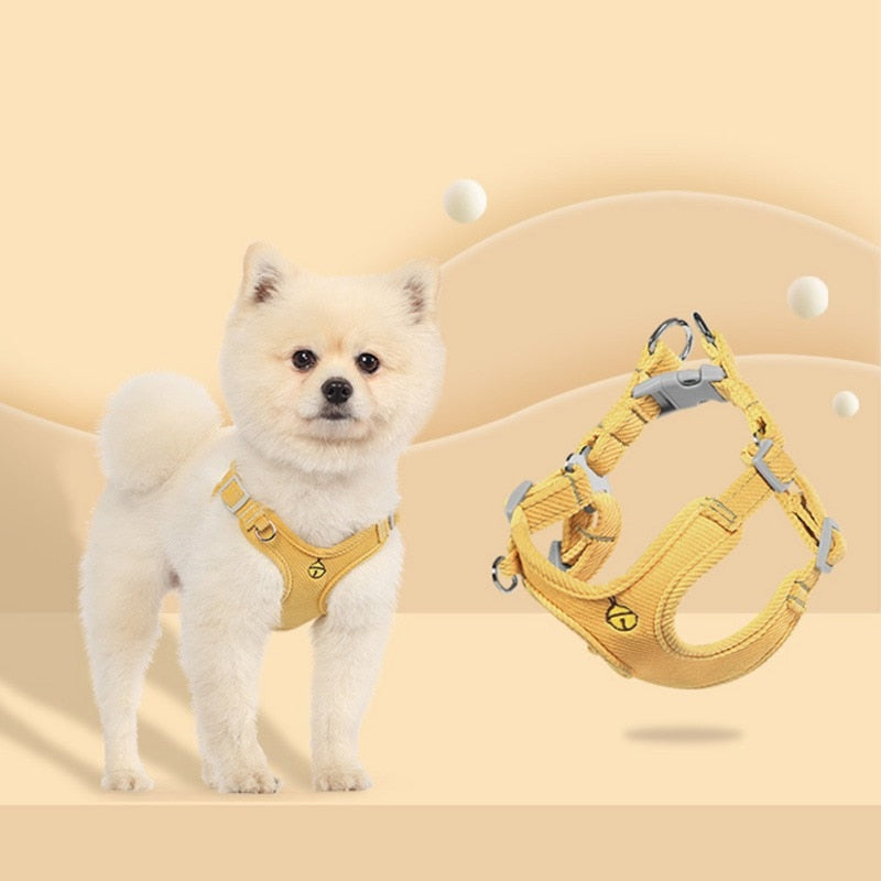 High Quality Corduroy Dog Harness