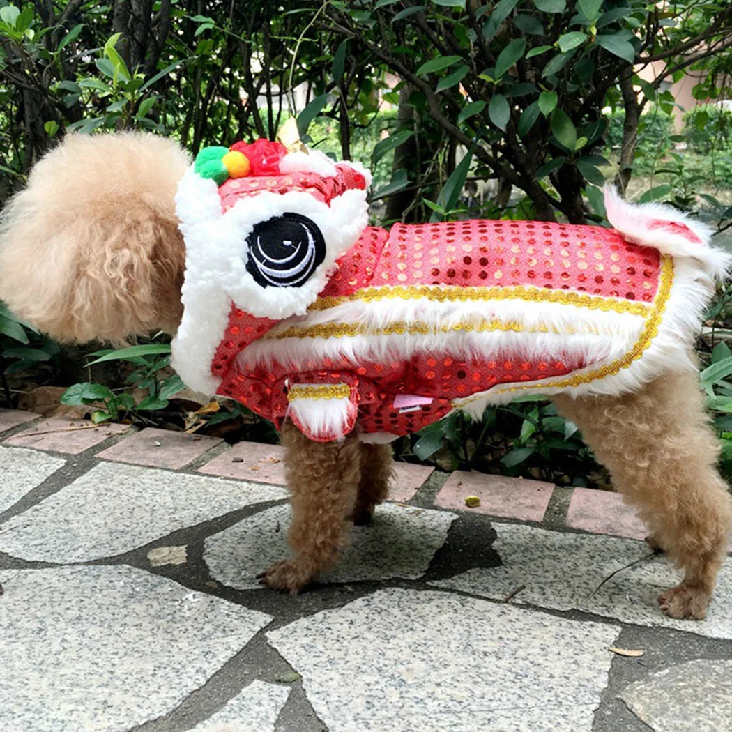 Chinese New Year Dog Lion Cosplay Costume