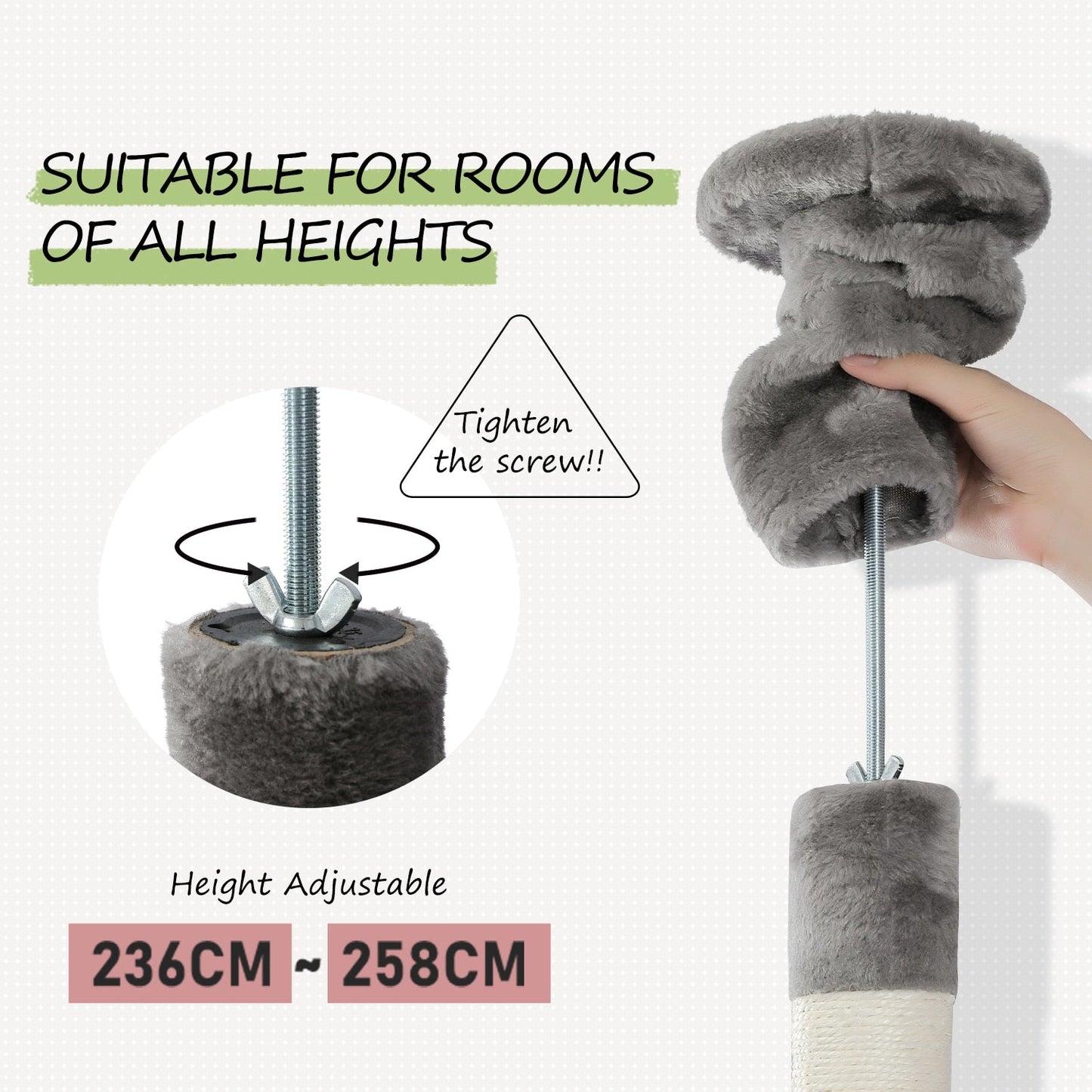 Luxury Multi Layer Tall Cat Tree Tower