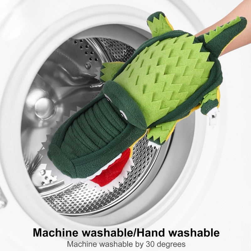 Interactive Crocodile Snuffle Toy