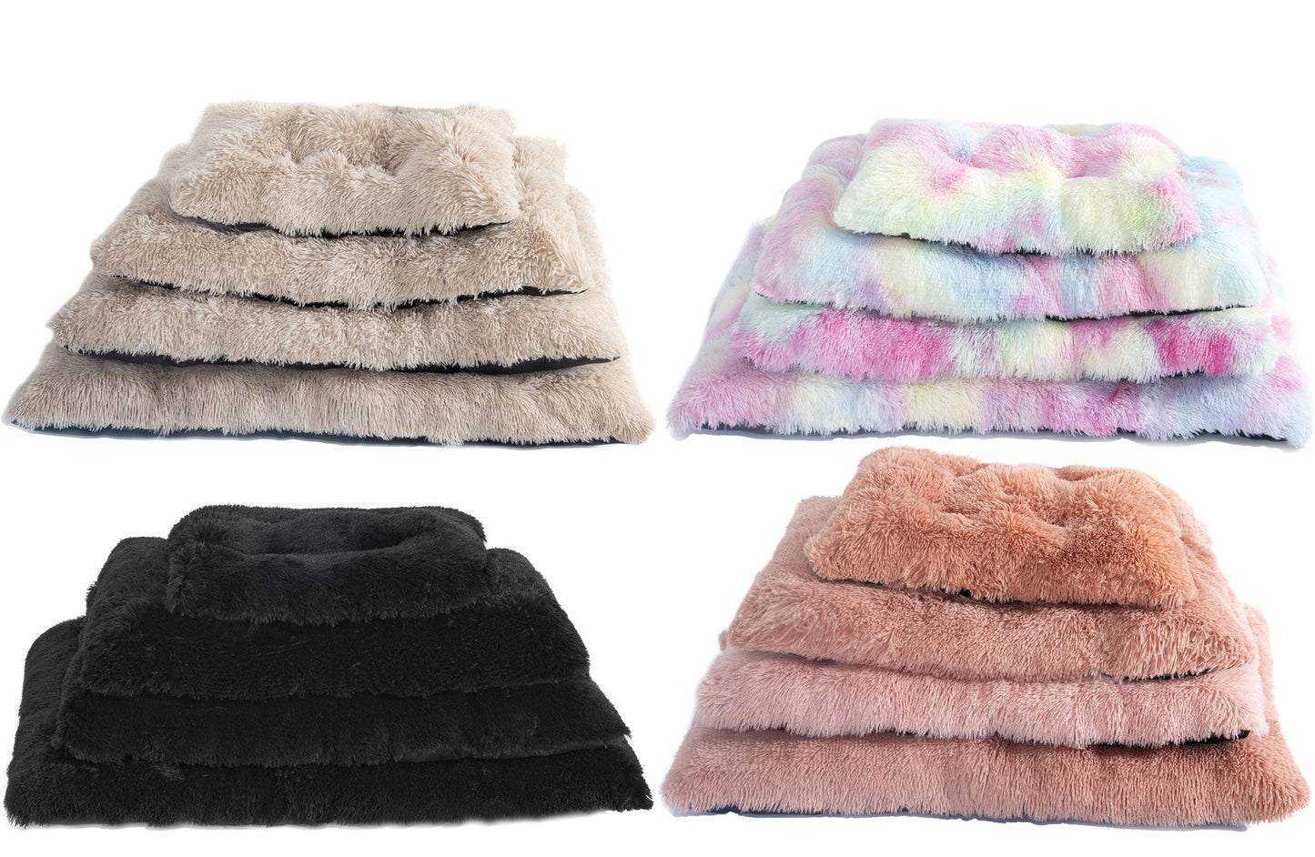 Luxury Plush Soft Fur Dog Bed