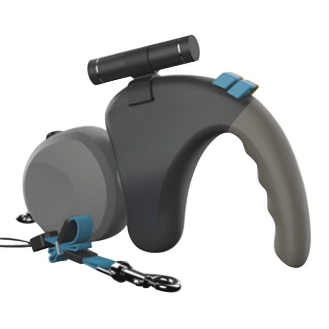 Automatic Retractable Dog Double Side Leash