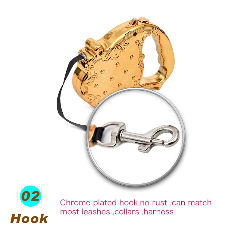 Luxury Design Dog Auto Leash
