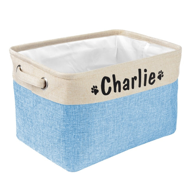 Dog Toy Storage Basket