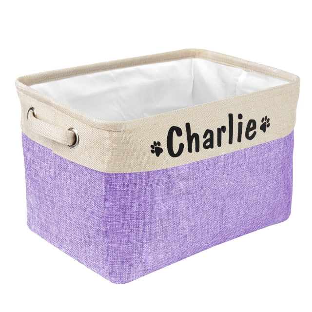 Dog Toy Storage Basket