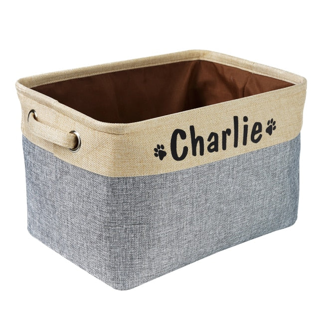 Dog Toy Storage Basket