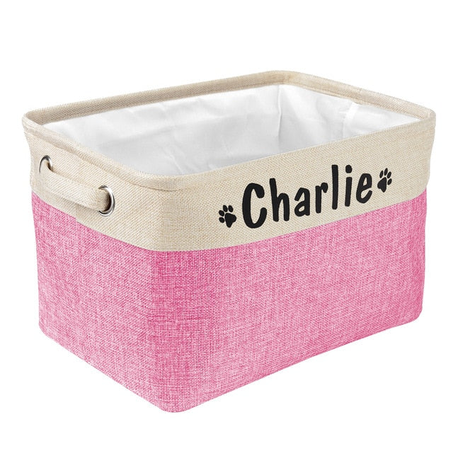 Dog Toy Storage Basket