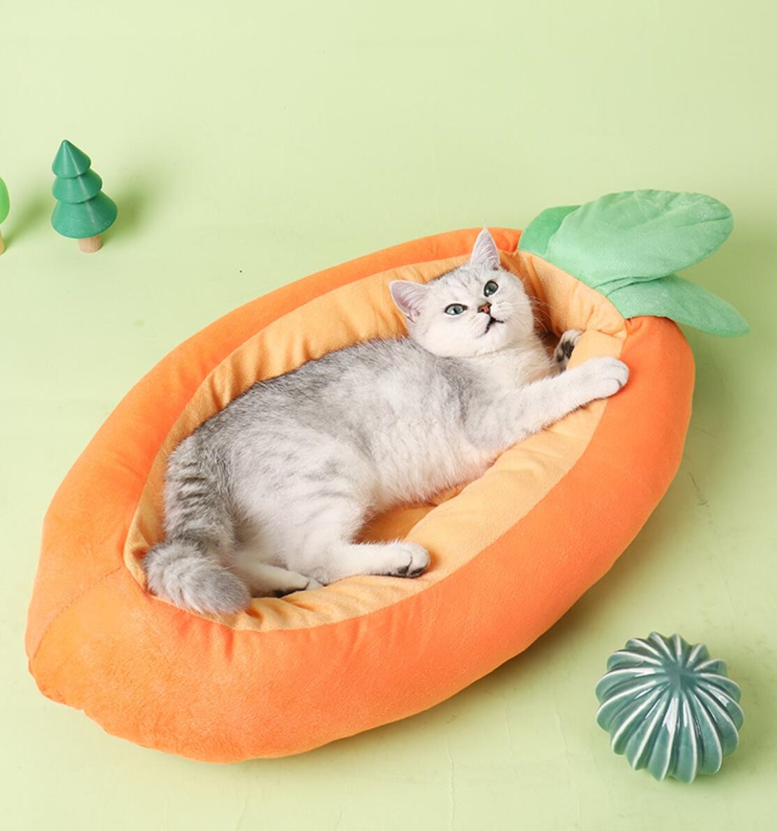 Creative Pet Soft Carrot Bed
