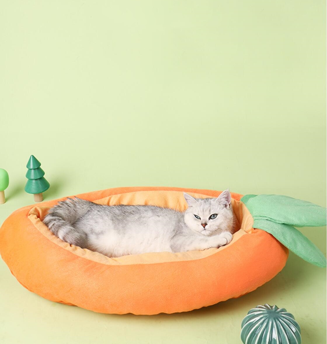 Creative Pet Soft Carrot Bed