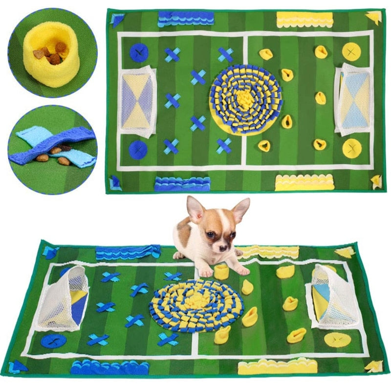 Football Field Dog Snuffle Mat