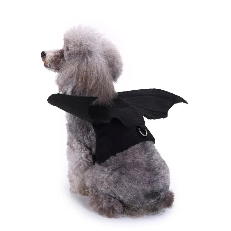 Funny Black Bat Dog Costume