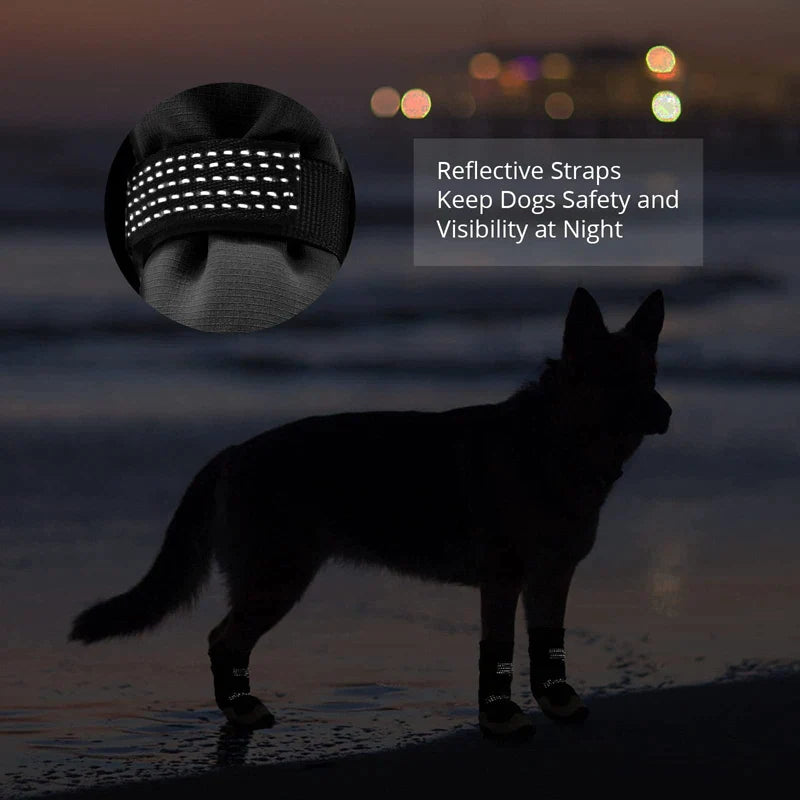 Tough Anti-slip Waterproof Dog Boots