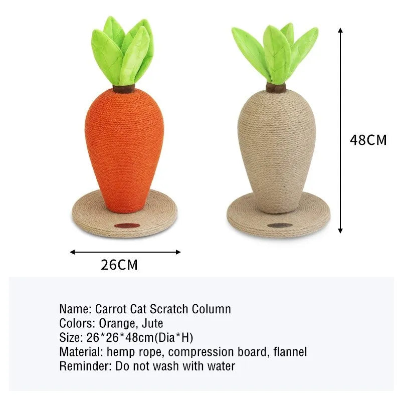Carrot Cat Scratcher Tree