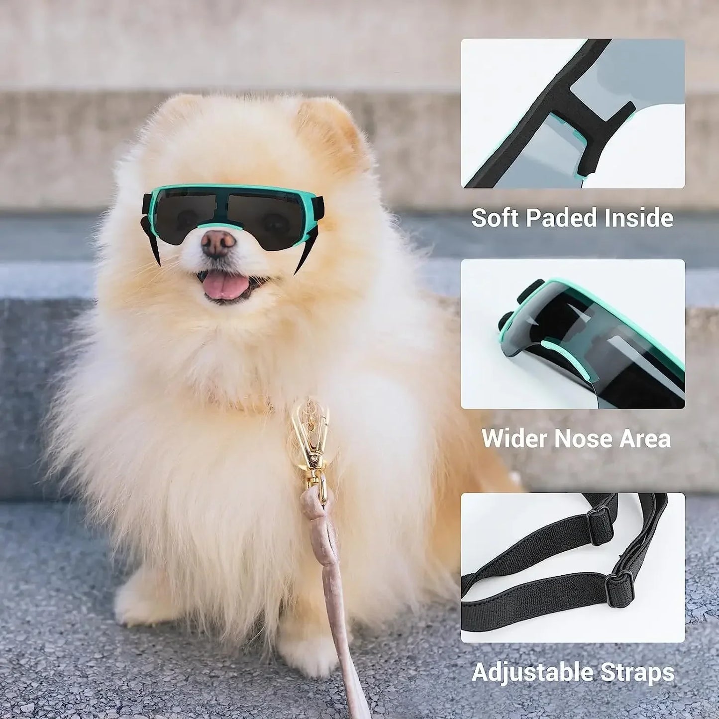Windproof Anti-UV Dog Sunglasses