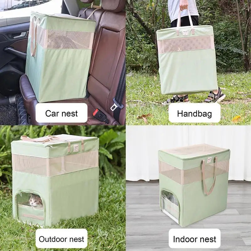 Luxury Safe Dog Car Seat Carrier