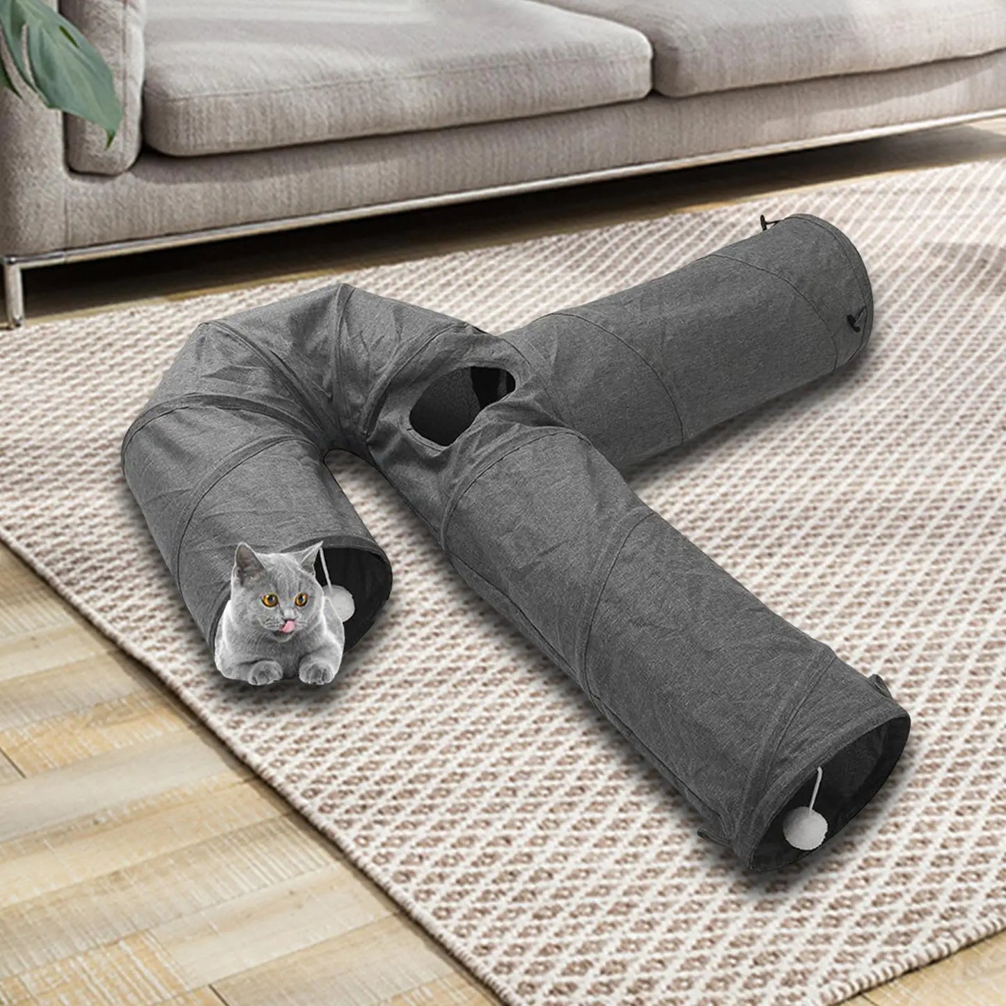 4 Holes Premium Cat Tunnel Tube