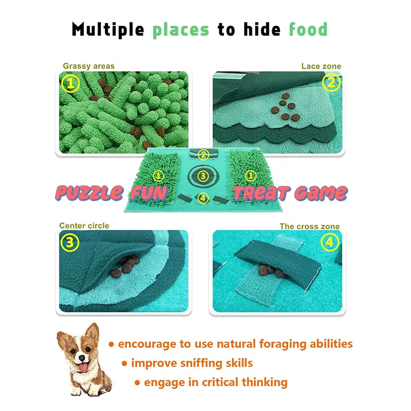 Slow Feeder Foraging Skills Dog Snuffle Mats