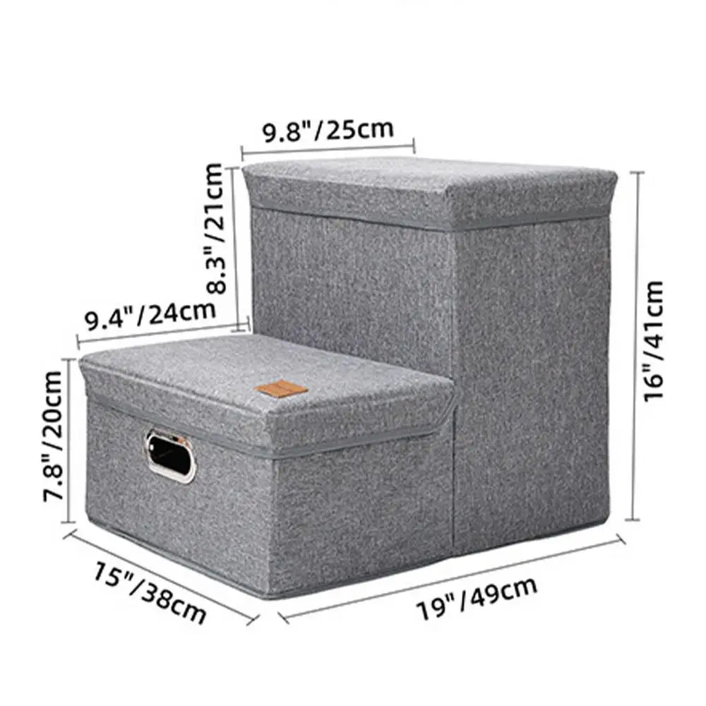 Multi-use Dog Stairs With Storage Box