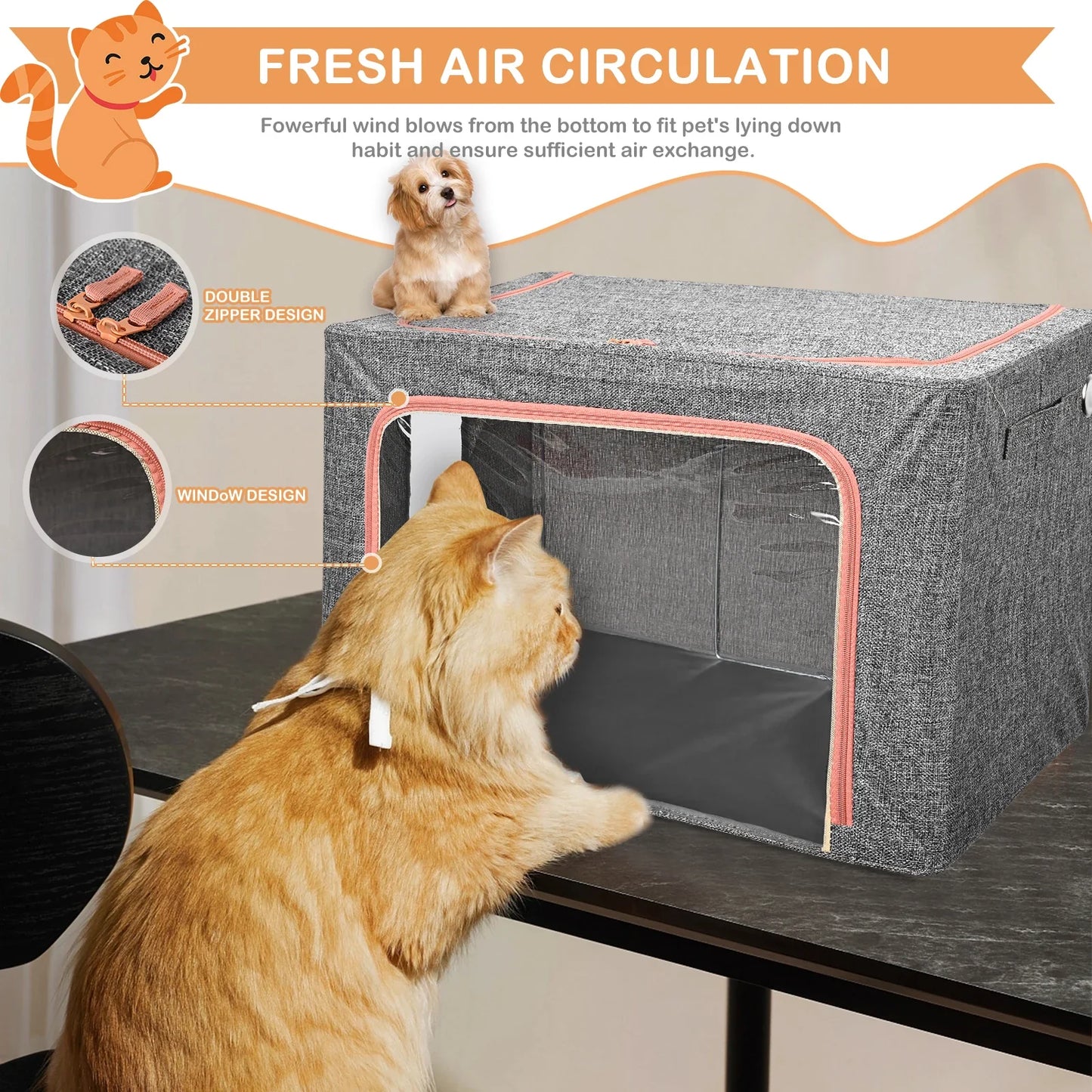 Dedicated Pet Folding Oxygen Tent