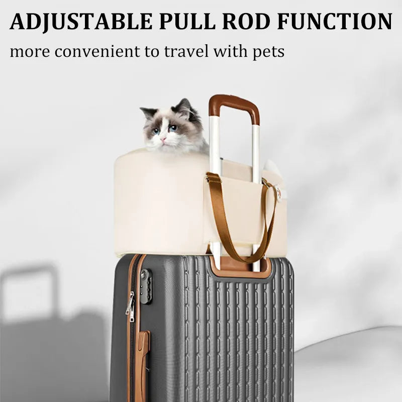 Portable Travel Dog Central Car Seat Carrier
