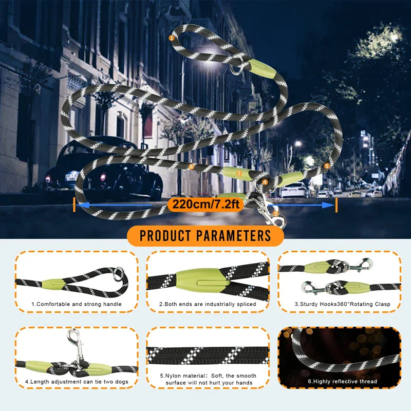 Multi-Function Hands-Free Dog Rope