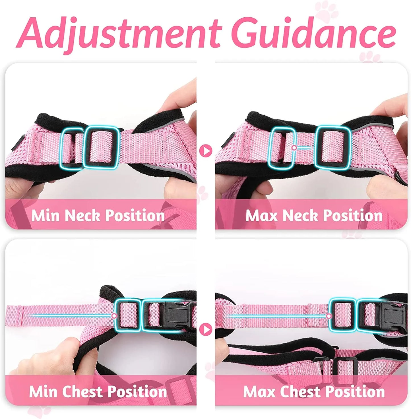 Easy Control Soft Mesh Cat Harness