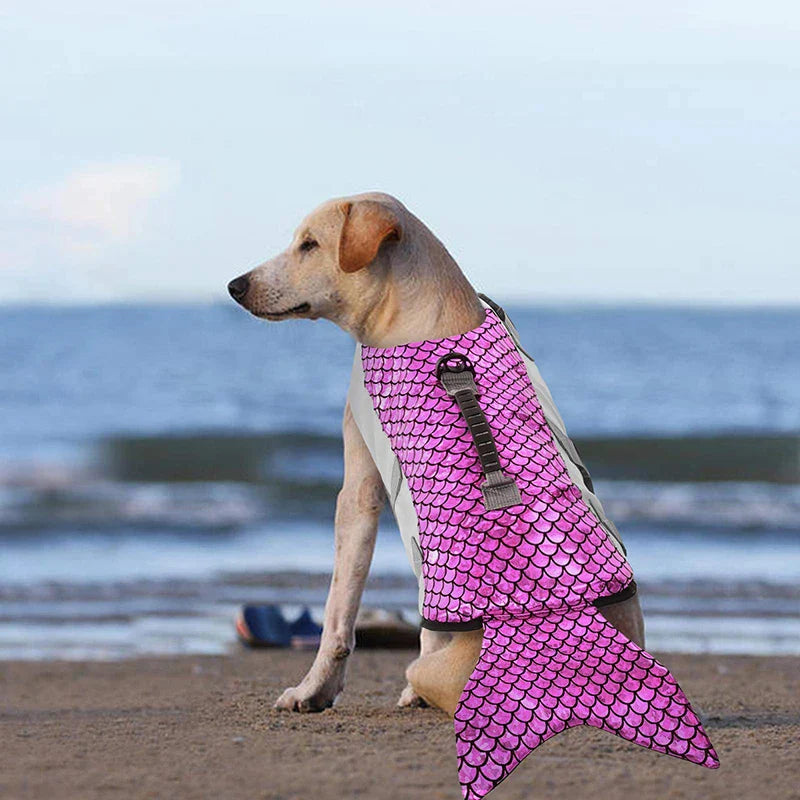 Cute Mermaid Dog Life Jacket