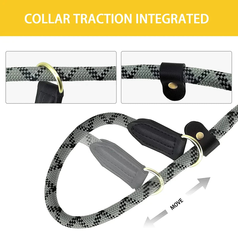 2 In 1 Padded Handle Slip Dog Lead