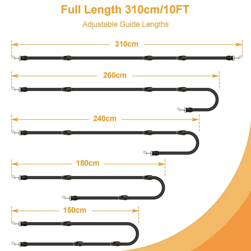 Multifunctional Hands Free Dog Lead