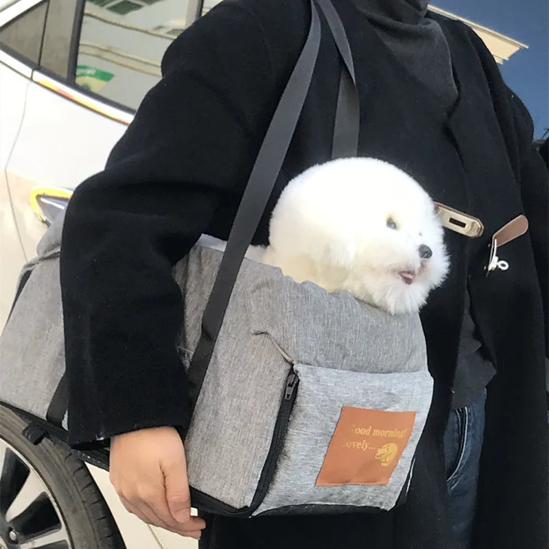 Oxford Cloth Dog Car Central Seat Carrier